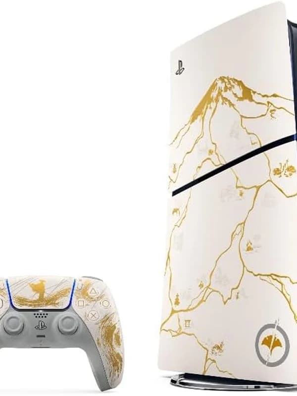 Pack do console PlayStation®5 – Edição Limitada Ouro - Ghost of Yōtei