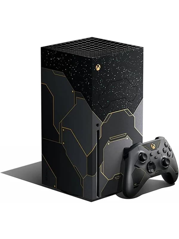 Pacote de edição limitada Xbox Series X Halo Infinite: console de jogos Xbox Series X de 1 TB + 1 controle sem fio Xbox - Memória GDDR6 de 16 GB, Blu-Ray 4K, até 8K HDR - WEPGPY HDMI_Cable